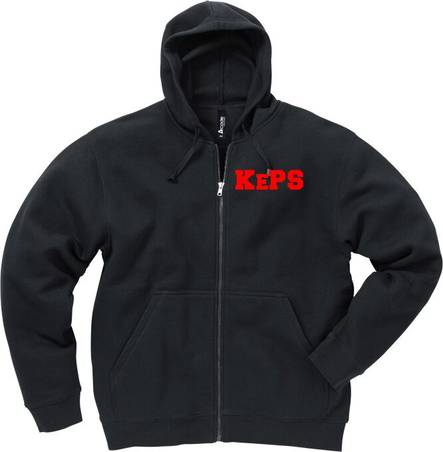 Huppari Keps musta - Colleget ja hupparit - 10101huppari02 - 2