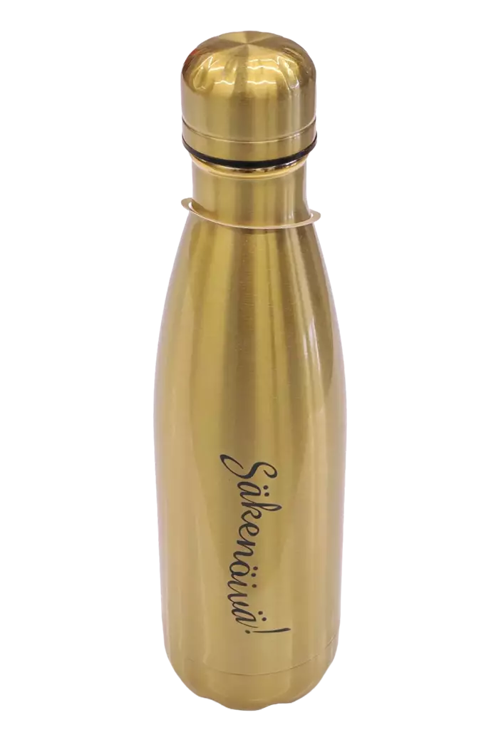 Säkenöivä teräspullo kulta - Muut tuotteet - 102055018142 - 1