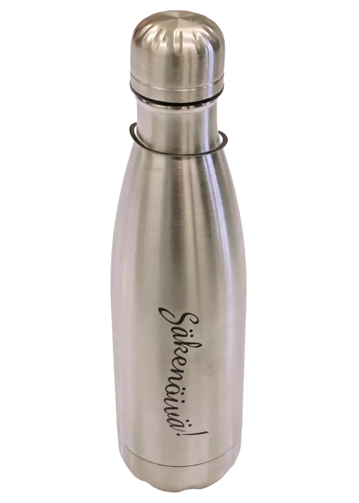 Säkenöivä teräspullo hopea - Muut tuotteet - 102055018143 - 1