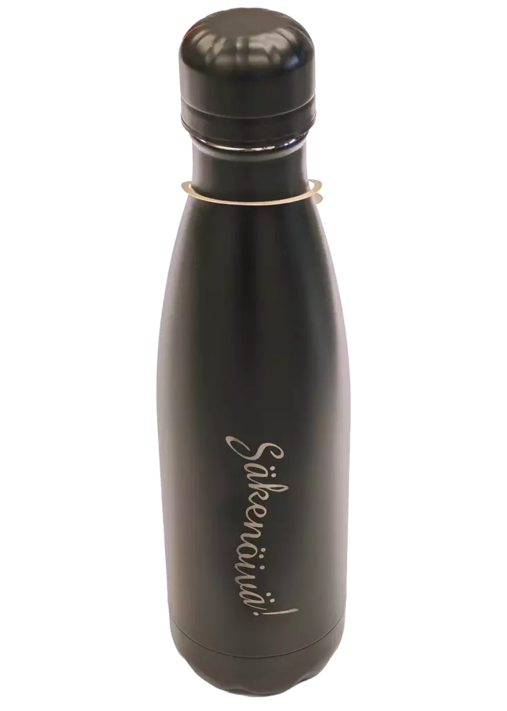 Säkenöivä teräspullo musta - Muut tuotteet - 102055018144 - 1