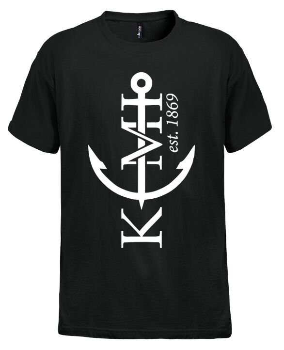 Kemi T-paita musta (valk) - Kemi - kemitpaita - 1